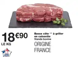 Monoprix Basse côte à griller en caissette offre