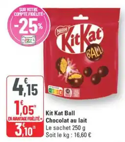 G20 Kit Kat Ball Chocolat au lait offre