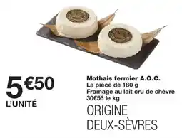 Monoprix Mothais fermier A.O.C. offre