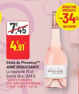 G20 Aime Roquesante Côtes de Provence offre