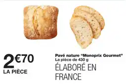 Monoprix Monoprix Gourmet Pavé nature offre