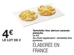 Monoprix Tartelette fine abricot amande pistache offre