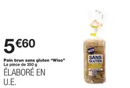 Monoprix Wiso Pain brun sans gluten offre