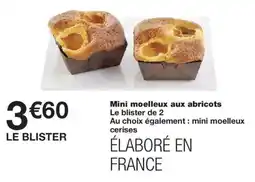 Monoprix Mini moelleux aux abricots offre