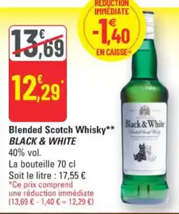 G20 Black & White Blended Scotch Whisky offre