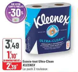 G20 Kleenex Essuie-tout Ultra-Clean offre