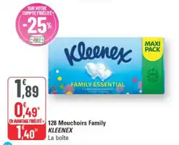 G20 Kleenex 128 Mouchoirs Family offre