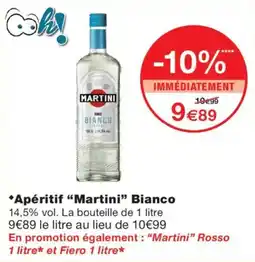 Monoprix Martini Apéritif Bianco offre