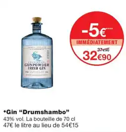 Monoprix Drumshambo Gin offre