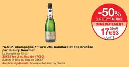 Monoprix A.O.P. Champagne 1er Cru JM. Gobillard et Fils brutÉlu par le Jury Gourmet offre