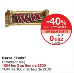 Monoprix Twix Barre offre