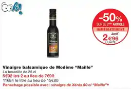 Monoprix Maille Vinaigre balsamique de Modène offre