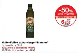 Monoprix Tramier Huile d'olive extra vierge offre