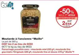 Monoprix Maille Moutarde à l'ancienne offre