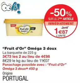 Monoprix Fruit d'or Oméga 3 doux offre