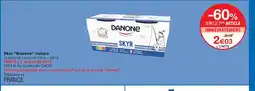 Monoprix Danone skyr nature offre