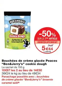 Monoprix Ben&Jerry's cookie dough offre
