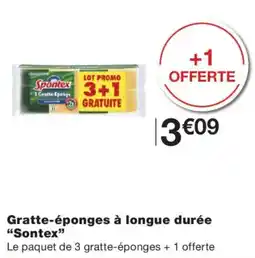 Monoprix Sontex Gratte-éponges à longue durée offre