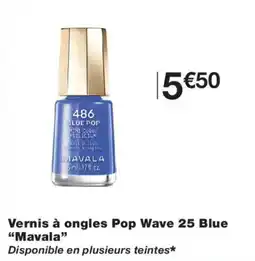 Monoprix Mavala Vernis à ongles Pop Wave 25 Blue offre