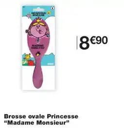Monoprix Madame Monsieur Brosse ovale Princesse offre
