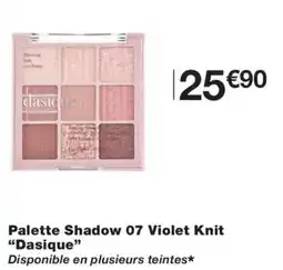 Monoprix Dasique Palette Shadow 07 Violet Knit offre