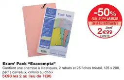 Monoprix Exacompta Exam'Pack offre