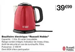 Monoprix Russell Hobbs Bouilloire électrique offre