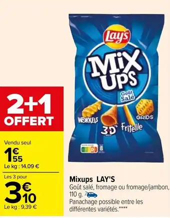 Carrefour Mixups LAY'S offre