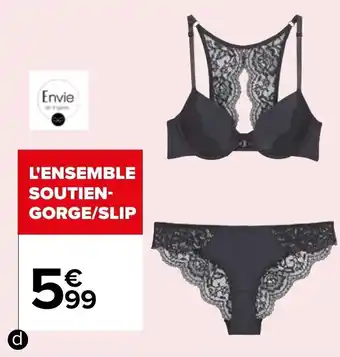 Carrefour Ensemble soutien-gorge offre