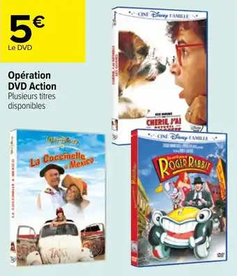 Carrefour Opération DVD action offre