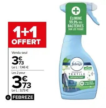 Carrefour Febreze offre