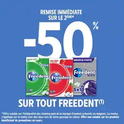 Intermarché FREEDENT Sur tout offre