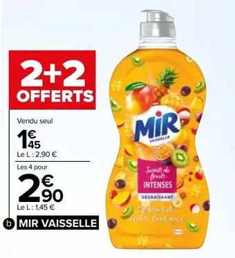 Carrefour Mir vaisselle offre