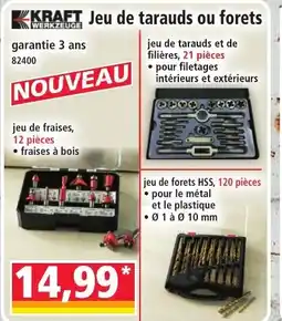 Norma Kraft Jeu de tarauds ou forets offre
