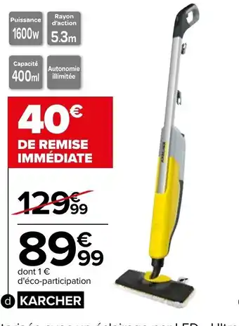 Carrefour Nettoyeur vapeur offre