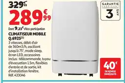 Auchan Climatiseur mobile q.6925 offre