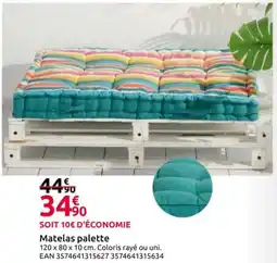 Mr Bricolage Matelas palette offre