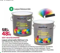 Mr Bricolage Laque universelle Métisse offre