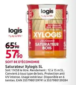 Mr Bricolage LOGIS Saturateur Xylogis offre