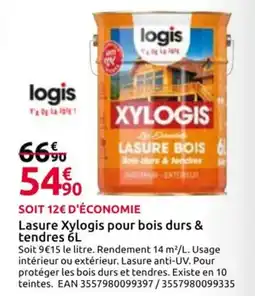 Mr Bricolage LOGIS Lasure Xylogis pour bois durs & tendres offre