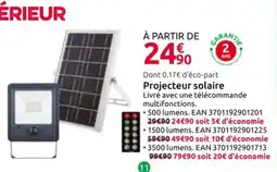 Mr Bricolage Projecteur solaire offre