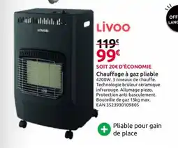 Mr Bricolage LIVOO Chauffage à gaz pliable offre