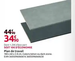 Mr Bricolage Plan de travail offre