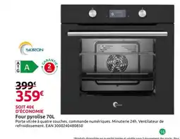 Mr Bricolage SKIRON Four pyrolise offre
