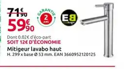 Mr Bricolage Mitigeur lavabo haut offre