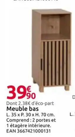 Mr Bricolage Meuble bas offre