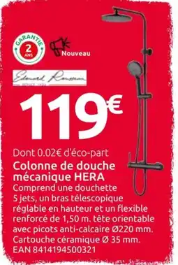Mr Bricolage Colonne de douche mécanique HERA offre