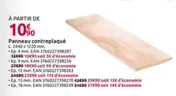 Mr Bricolage Panneau contreplaqué offre