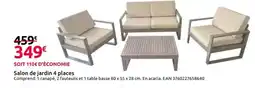 Mr Bricolage Salon de jardin 4 places offre