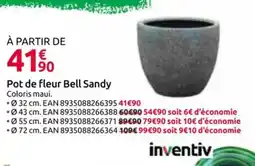 Mr Bricolage Pot de fleur Bell Sandy offre